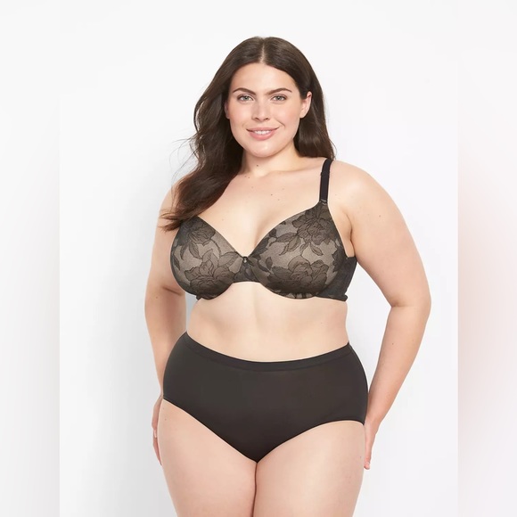 Cacique Lace Backsmoother Lighlty Lined Full Coverage Bra, size 44DDD - Picture 3 of 12